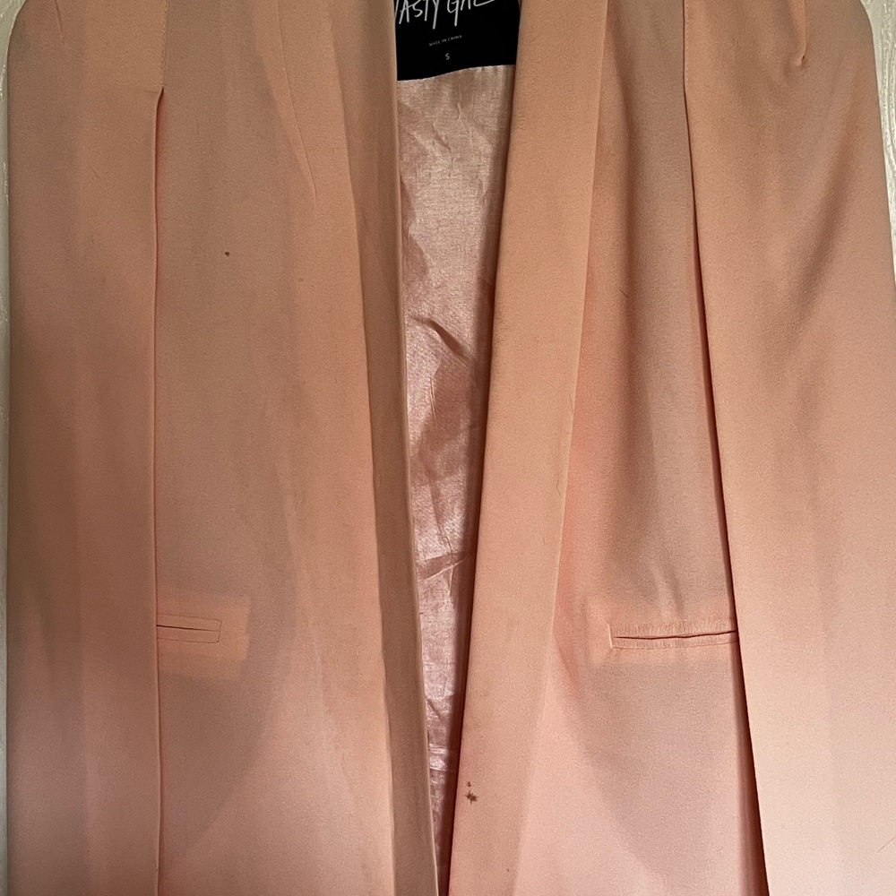 Nasty Gal Blush Pink Blazer